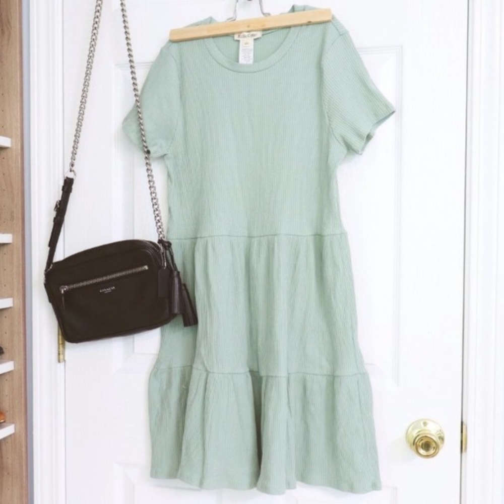 Sage Green Babydoll Dress